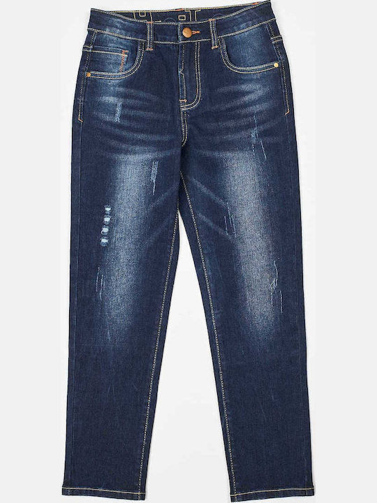 Kinder Schlaghose Jeans Blau