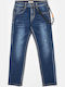 Kinder Schlaghose Jeans Blau