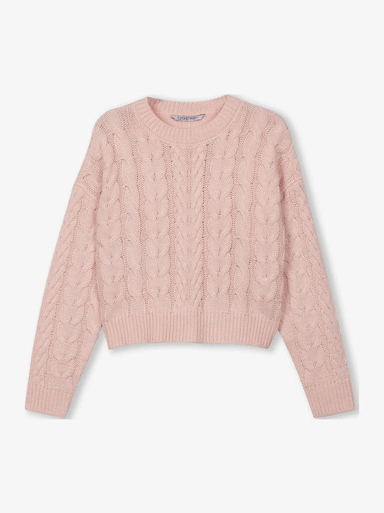 Kinderpullover Langarm Rosa