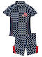 Playshoes Παιδικό Μαγιό Σετ Navy Μπλε