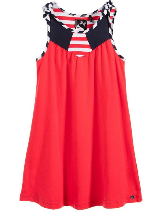 Ikks Kids Dress Sleeveless Red