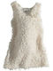 Children's Dress Sleeveless Beige
