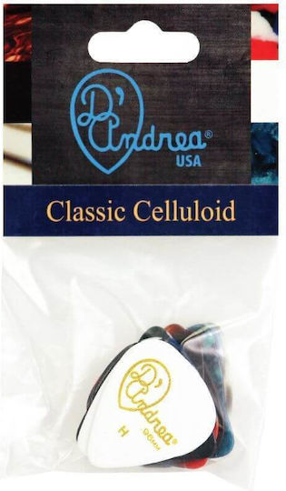 D'Andrea Πένες Κιθάρας 351 Classic Celluloid Σετ 12τμχ