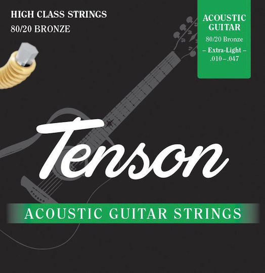 Tenson Set 80/20 Bronz de Corzi pentru Bas