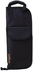 Wagon Case 01 Series Padded Black Suitcase for Drums