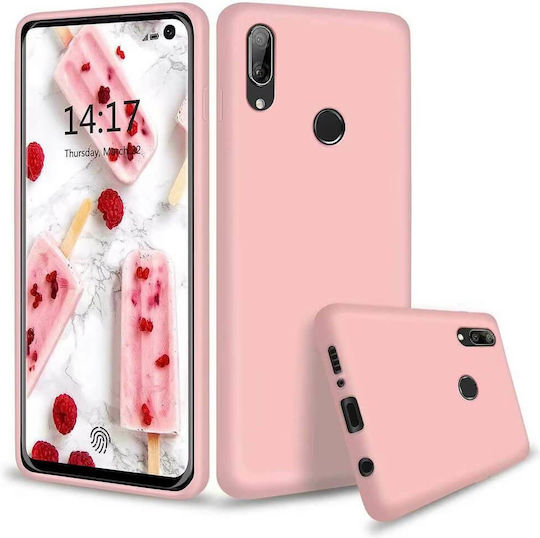 Back Cover Σιλικόνης Ροζ (Huawei Y7 2019 / Y7 Prime 2019)