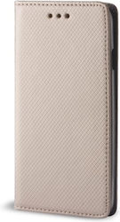 Smart Magnet Synthetic Leather Book Gold (Motorola One Fusion Plus Motorola One)