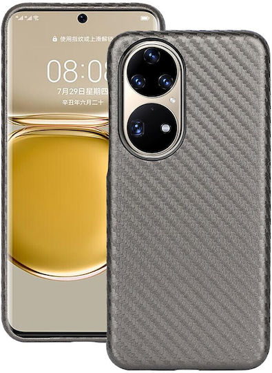Mad Mask Umschlag Rückseite Silikon Gray (Huawei P50)