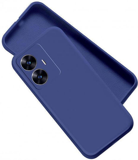 Matt Back Cover Σιλικόνης Μπλε (Realme C55)