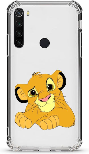 Caselab Simba Umschlag Rückseite Silikon Transparent (Redmi Note 8T)