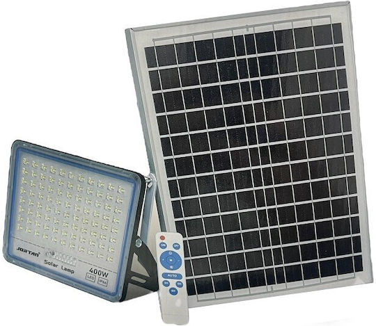 Jortan Waterproof Solar LED Flood Light 400W Cold White with Remote Control IP66