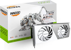 Inno 3D GeForce RTX 4060 8GB GDDR6 Twin X2 OC White Graphics Card