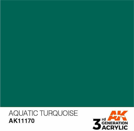 AK Interactive Model Making Paint in Turquoise color 17ml