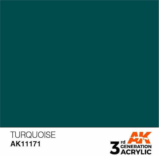AK Interactive Χρώμα Μοντελισμού Τιρκουάζ 17ml