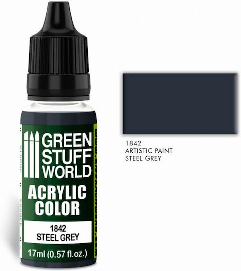 Green Stuff World Χρώμα Μοντελισμού σε Γκρι χρώμα 17ml