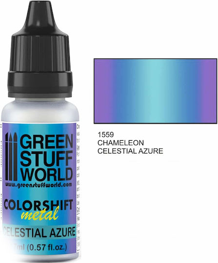 Green Stuff World Colorshift Model Making Paint in Turquoise Colour 17ml