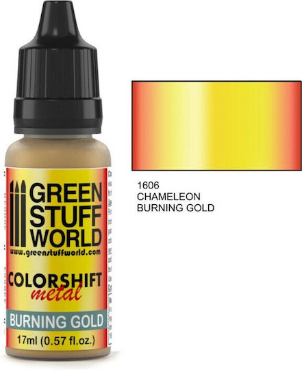 Green Stuff World Chameleon Culoare Full Face Pentru Modelare Neagră 17ml