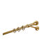 Zogometal Μεταλλικό Κουρτινόξυλο Easy Line Μονό Φ25mm 240εκ. Όρο Ματ