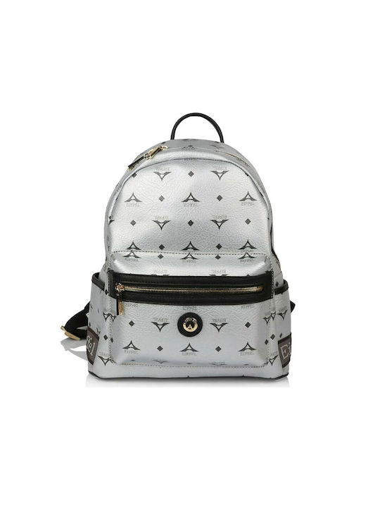 La tour Eiffel Damen Tasche Rucksack Silver/Black