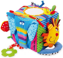 BabyMix Activity Cube Διαδραστικός Κύβος made of Fabric for 6++ Months