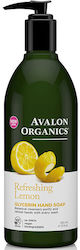 Avalon Organics Refreshing Lemon Cream Soap with Glycerin 355ml