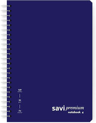 Penwest Company Spiral Ruled Notebook A4 Blue