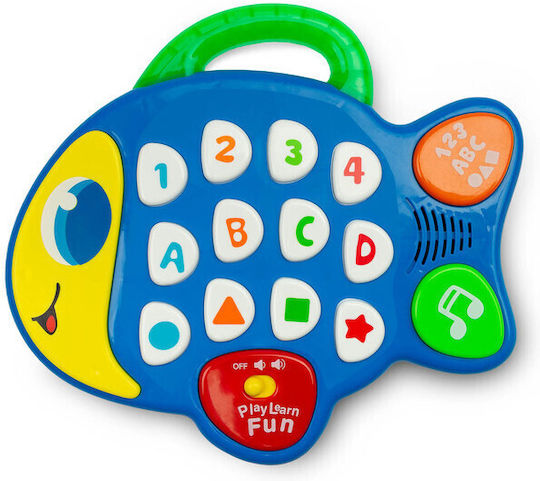 Toyz Βρεφικό Παιχνίδι Εκπαιδευτικό Παιχνίδι Ψάρι με Μουσική για 18+ Μηνών