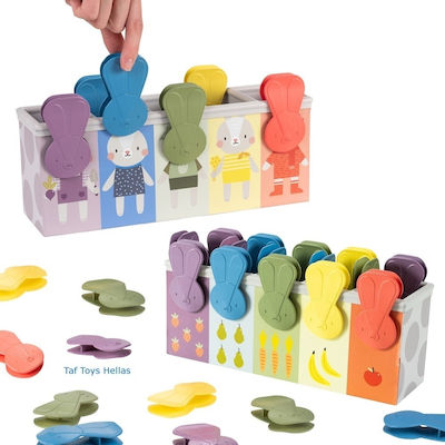 Taf Toys Играчка за сортиране на форми Match & Count Bunny за 18++ Месеца