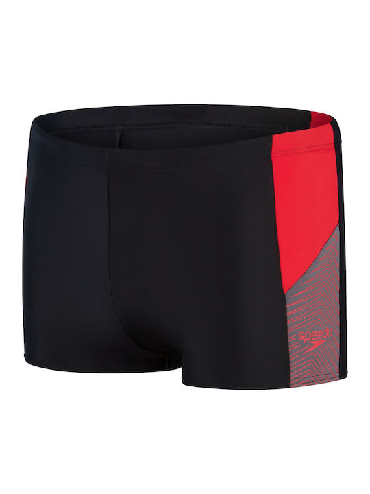 Speedo Herren Badebekleidung Shorts Black/Red