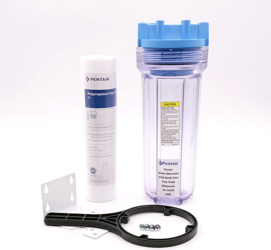 Pentair SL-10 Clear MB Sistem de Filtrare a Apei Singur Alimentare centrală cu Filtru de Schimb Pentek P5-10 5 μm