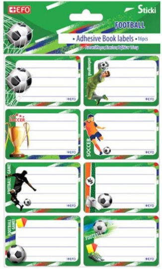 +Efo Notebook Labels 16pcs