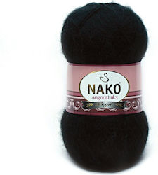 Nako Ангор Лукс Смесен Черен 550м 100гр