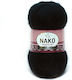 Nako Angora Luks Mixed Black 550m 100g