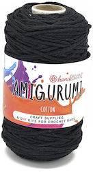 Handibrand Knitting Yarn for Bags Cotton Black ...