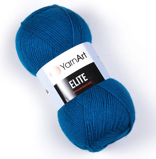 YarnArt Elite Acrylic Blue 300m 100gr