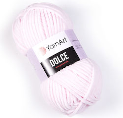 YarnArt Dolce Chunky Μικροπολυεστέρας Ροζ 120m ...