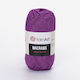 YarnArt Macrame Μακραμέ Συνθετικό Μωβ 130m 90gr