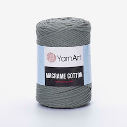 YarnArt Macrame Μακραμέ Βαμβακερό Γκρι 225m 250gr