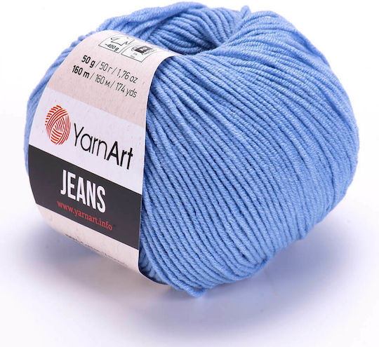 YarnArt Cotton Knitting Yarn Light Blue 160m 50gr