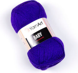 YarnArt Baby Ακρυλικό Μπλε 150m 50gr