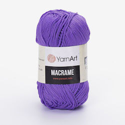 YarnArt Macrame Μακραμέ Συνθετικό Μωβ 130m 90gr