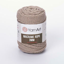 YarnArt Macrame Rope 3mm Μακραμέ Βαμβακερό Μπεζ...