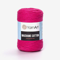 YarnArt Macrame Μακραμέ Βαμβακερό Ροζ 225m 250gr