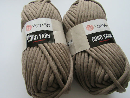 YarnArt Cord Yarn Baumwollgarn Braune 73m 250g