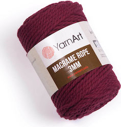 YarnArt Macrame Rope 3mm Μακραμέ Βαμβακερό Κόκκ...