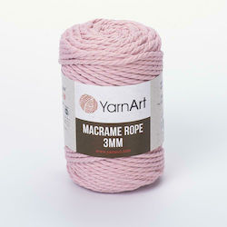 YarnArt Macrame Rope 3mm Ροζ YarnArt Macrame Rope 3mm Ροζ
