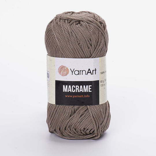 YarnArt Macrame Μακραμέ Συνθετικό Καφέ 130m 90gr