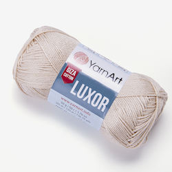 YarnArt Luxor Βαμβακερό Μπεζ Ανοιχτό 125m 50gr