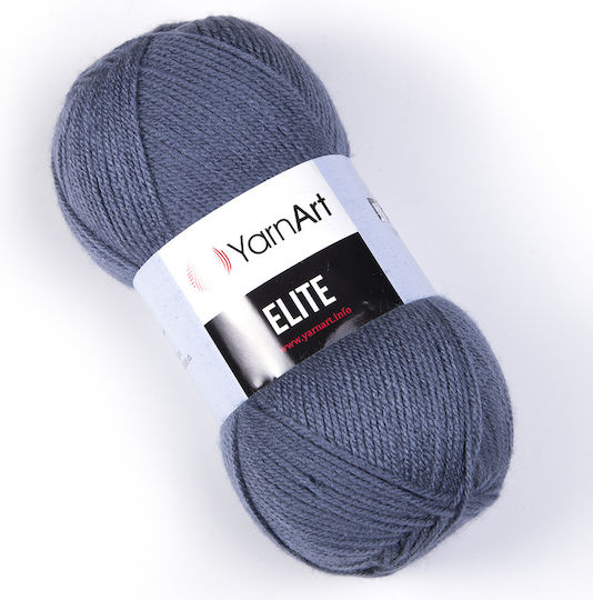 YarnArt Elite Acrylic Blue 300m 100gr
