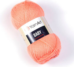 YarnArt Baby Ακρυλικό Πορτοκαλί 150m 50gr